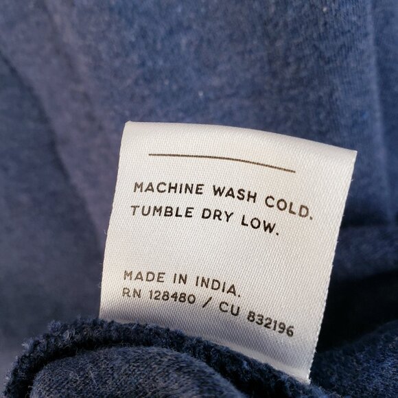 Pact Airplane Cardigan Organic Cotton Navy Blue Pockets size XS/S Travel Lounge - Picture 11 of 12